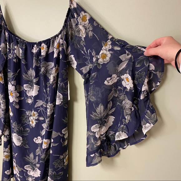 Anthropologie Altar’d State Navy Floral Dress - Picture 5 of 6